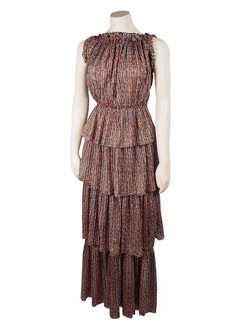 TIERED TWO PIECE VINTAGE DRESS 1980'S TIERED TWO PIECE VINTAGE DRESS 1980'S
